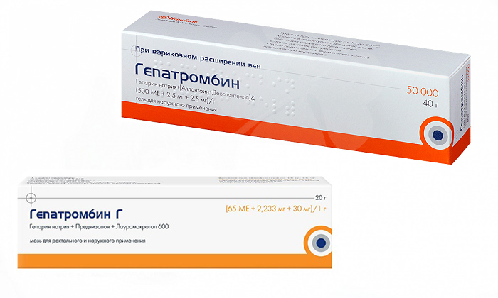 Сравнение Гепатотромбина и Гепатотромбина Г